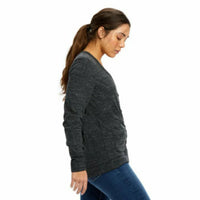 **LIMITED* US Blanks Ladies’ 4.9oz Long-Sleeve Cardigan Grey