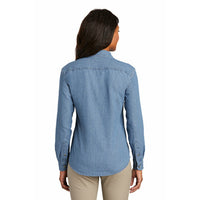 Port & Company® - Ladies Long Sleeve Value Denim Shirt