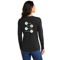 Port & Company® Ladies Long Sleeve Fan Favorite™ V-Neck Tee