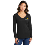 Port & Company® Ladies Long Sleeve Fan Favorite™ V-Neck Tee