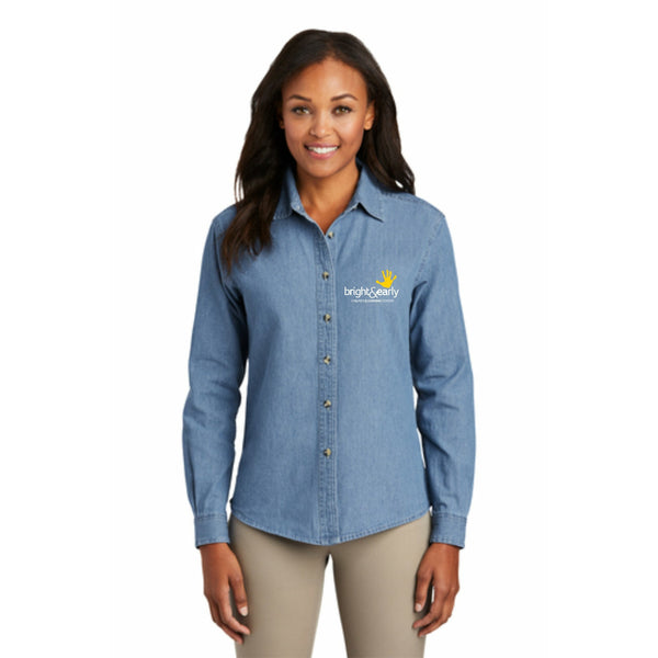 Blue Women Denim Shirts, Casual at Rs 650/piece in Greater Noida | ID:  2850948858333