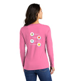 Port & Company® Ladies Long Sleeve Fan Favorite™ V-Neck Tee