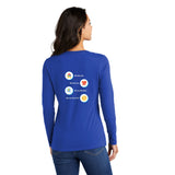 Port & Company® Ladies Long Sleeve Fan Favorite™ V-Neck Tee